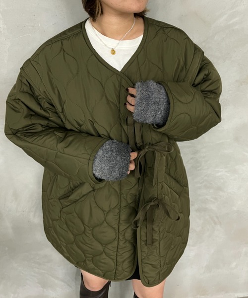 kutir(クティール)の「グラデアームウォーマー(アームカバー・レディース・ブラウン/レッド/ブラック・FREE)」の1枚目の写真