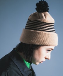 INDIETRO ASSOCIATION（インディエトロアソシエーション）の「Cashmere Knit Cap / カシミヤニットキャップ（ニットキャップ/ビーニー・レディース）」