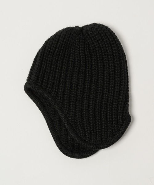 FEKETE（フェケテ）の「EARFLAPS KNIT CAP / フラップニットキャップ（ニットキャップ/ビーニー・メンズ・ベージュ/ブラウン/アイボリー/ブラック・FREE）」の6枚目の写真
