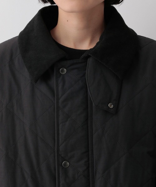 LOWRYS FARM（ローリーズファーム）の「エリツキキルティングコート　123005（ミリタリージャケット・レディース・ブラック/ベージュ/カーキ・FREE）」の14枚目の写真