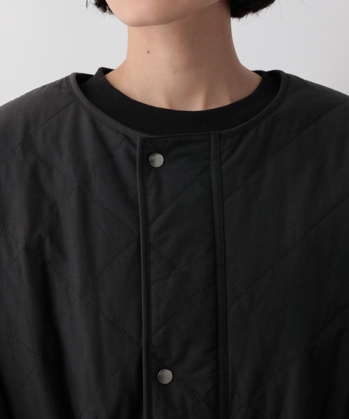 LOWRYS FARM（ローリーズファーム）の「エリツキキルティングコート　123005（ミリタリージャケット・レディース・ブラック/ベージュ/カーキ・FREE）」の17枚目の写真