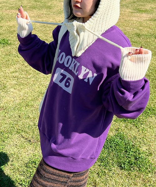 kutir(クティール)の「2wayカラーウォーマー(アームカバー・レディース・オレンジ/ブラック/オフホワイト・FREE)」の1枚目の写真