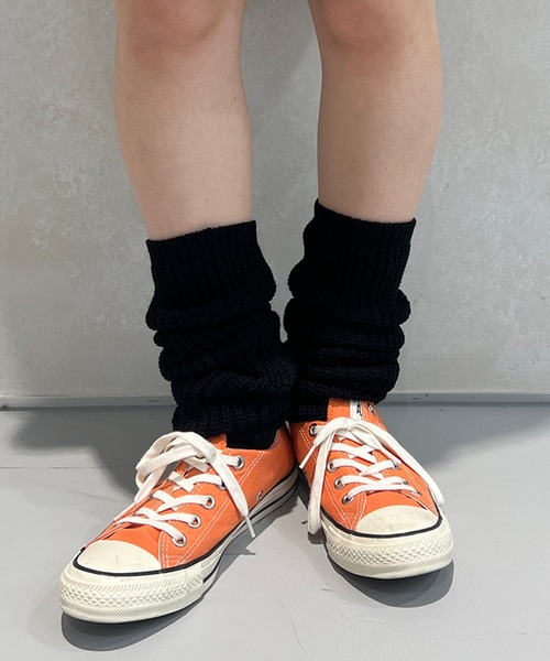 kutir(クティール)の「2wayカラーウォーマー(アームカバー・レディース・オレンジ/ブラック/オフホワイト・FREE)」の5枚目の写真