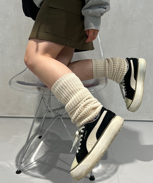 kutir(クティール)の「2wayカラーウォーマー(アームカバー・レディース・オレンジ/ブラック/オフホワイト・FREE)」の4枚目の写真