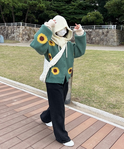 kutir(クティール)の「2wayカラーウォーマー(アームカバー・レディース・オレンジ/ブラック/オフホワイト・FREE)」の8枚目の写真