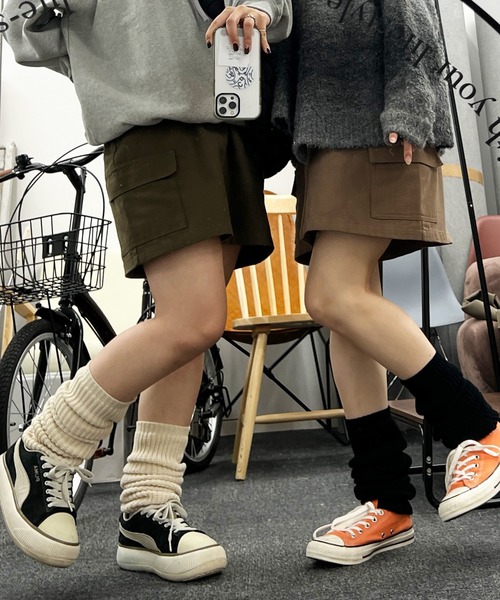 kutir(クティール)の「2wayカラーウォーマー(アームカバー・レディース・オレンジ/ブラック/オフホワイト・FREE)」の15枚目の写真