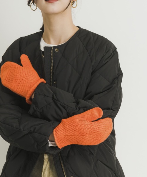URBAN RESEARCH（アーバンリサーチ）の「カシミヤミトン（手袋・レディース・オレンジ/グリーン/ブラウン・FREE）」の4枚目の写真