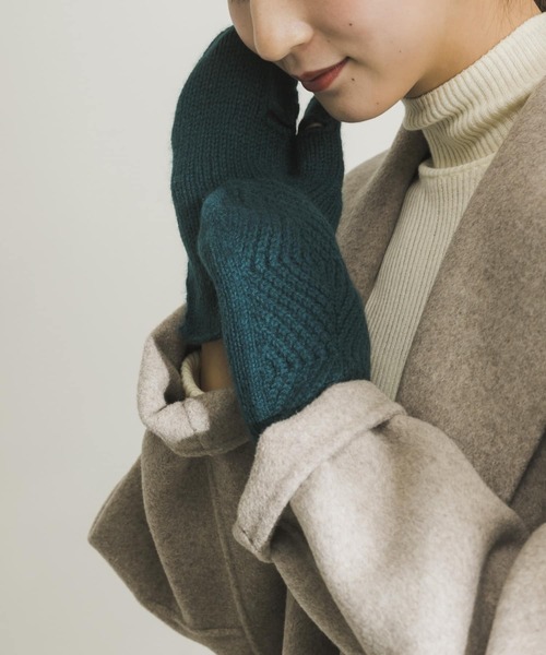 URBAN RESEARCH（アーバンリサーチ）の「カシミヤミトン（手袋・レディース・オレンジ/グリーン/ブラウン・FREE）」の8枚目の写真