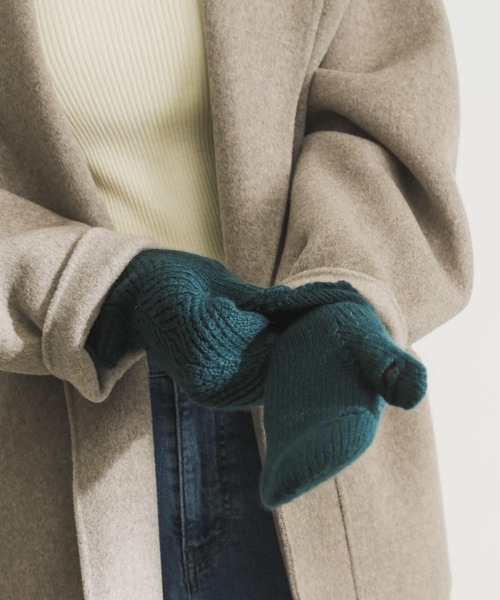 URBAN RESEARCH（アーバンリサーチ）の「カシミヤミトン（手袋・レディース・オレンジ/グリーン/ブラウン・FREE）」の9枚目の写真