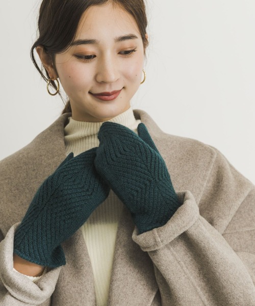 URBAN RESEARCH（アーバンリサーチ）の「カシミヤミトン（手袋・レディース・オレンジ/グリーン/ブラウン・FREE）」の12枚目の写真