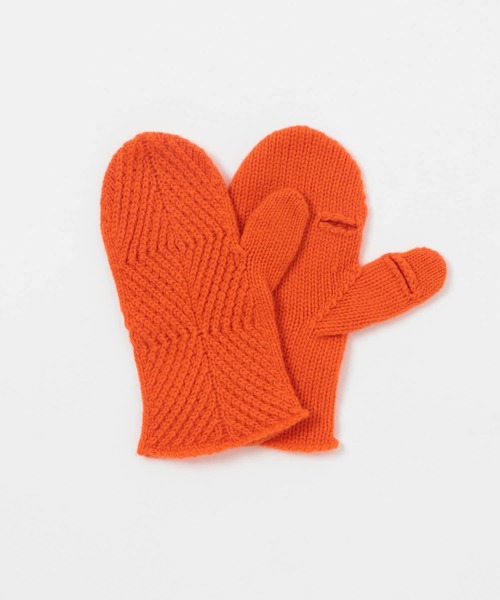 URBAN RESEARCH（アーバンリサーチ）の「カシミヤミトン（手袋・レディース・オレンジ/グリーン/ブラウン・FREE）」の13枚目の写真
