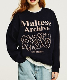 【UNISEX】Wai Kei／グラフィックニットプルオーバー 2173539