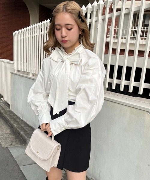 one after another NICE CLAUP（ワンアフターアナザーナイスクラップ）の「ベロアリボンヘアピン2個セット（ヘアピン・レディース・ブラック・FREE）」の14枚目の写真