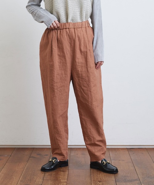 ☆新品☆yuni リネンテーパードパンツ ☆新品☆yuni リネンテーパードパンツ - メルカリ
