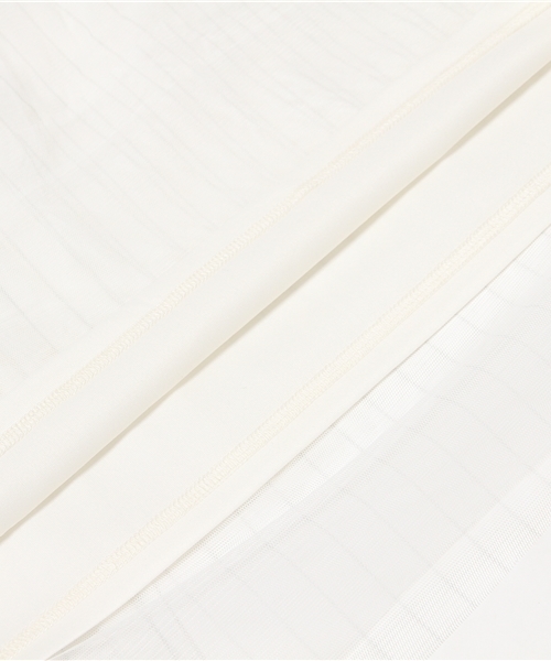 earth music&ecology（アースミュージックアンドエコロジー）の「チュールスカート（スカート・レディース・ライトグレー/サックスブルー/ネイビー/ストライプ・FREE）」の11枚目の写真