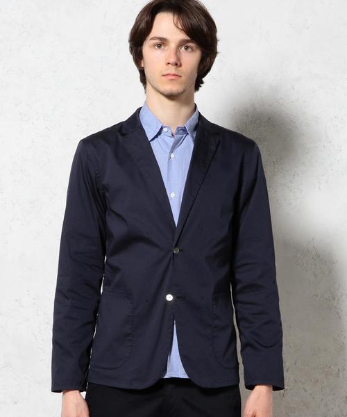 green label relaxing（グリーンレーベルリラクシング）の「□COOLMAX H/B シャツジャケット（テーラードジャケット・メンズ・オリーブ/ネイビー・MEDIUM/LARGE/SMALL/X-LARGE）」の11枚目の写真