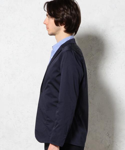 green label relaxing（グリーンレーベルリラクシング）の「□COOLMAX H/B シャツジャケット（テーラードジャケット・メンズ・オリーブ/ネイビー・MEDIUM/LARGE/SMALL/X-LARGE）」の12枚目の写真