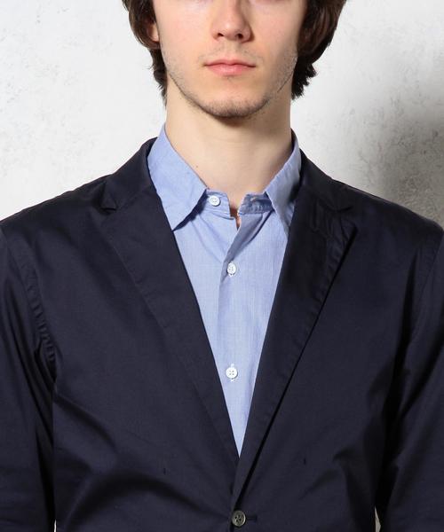 green label relaxing（グリーンレーベルリラクシング）の「□COOLMAX H/B シャツジャケット（テーラードジャケット・メンズ・オリーブ/ネイビー・MEDIUM/LARGE/SMALL/X-LARGE）」の14枚目の写真