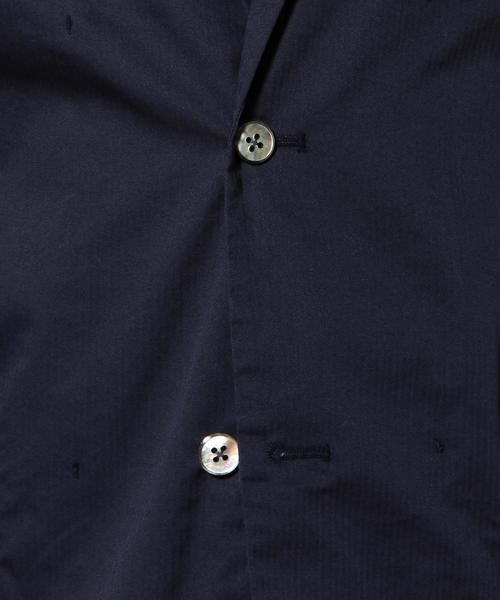 green label relaxing（グリーンレーベルリラクシング）の「□COOLMAX H/B シャツジャケット（テーラードジャケット・メンズ・オリーブ/ネイビー・MEDIUM/LARGE/SMALL/X-LARGE）」の10枚目の写真