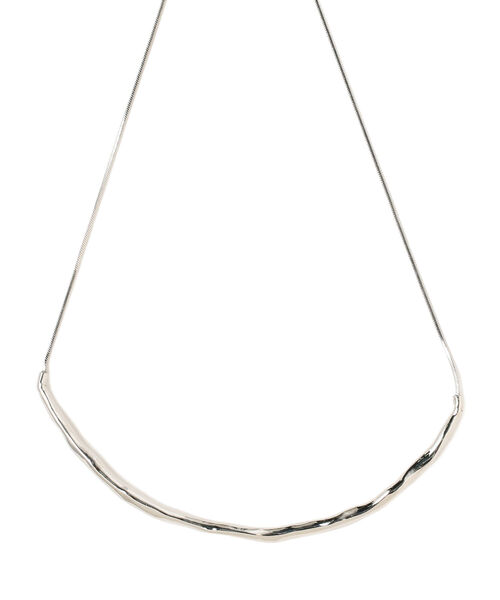 Ray BEAMS(レイビームス)の「RBS / ニュアンス カーブ ネックレス(ネックレス・レディース・シルバー・ONE SIZE)」の3枚目の写真