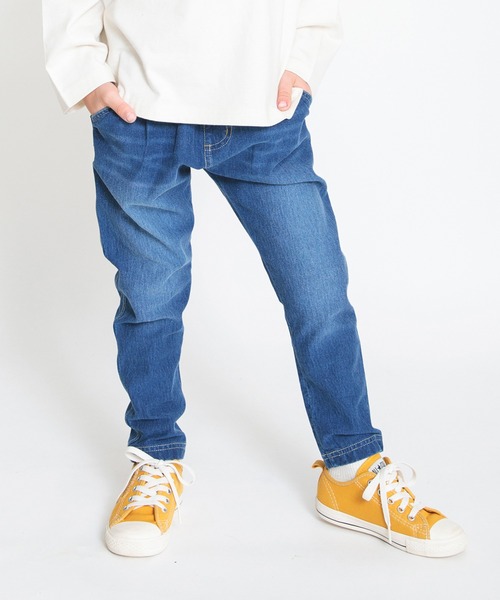 BRANSHES（ブランシェス）の「【やわらか】イージー&イージーロングパンツ（スウェットパンツ・キッズ・ネイビー/ブルー/カーキオリーブ/ブラック/グレー・120/140/150/110/130/100/90）」の4枚目の写真