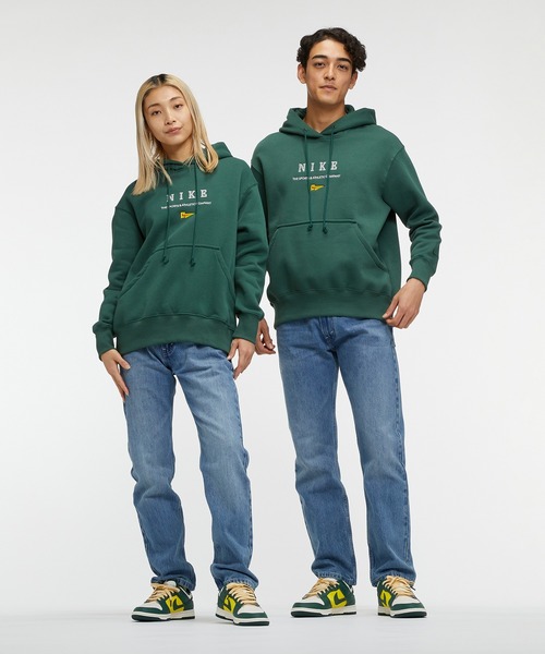 NIKE（ナイキ）の「ナイキ スポーツウェア ウィメンズ オーバーサイズド フリース パーカー / Nike Sportswear Women's Oversized Fleece Hoodie＜XS-2XL 展開＞（パーカー・レディース・グリーン系その他2/クリーム/ブラック・S/L/2XL/M/XL/XS）」の10枚目の写真