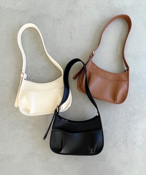 MYMOOD.（マイムード）の「2WAY ワイドベルト ショルダーバッグ（ショルダーバッグ・レディース・アイボリー/ブラウン/ブラック・FREE）」の3枚目の写真