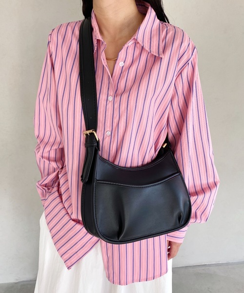 MYMOOD.（マイムード）の「2WAY ワイドベルト ショルダーバッグ（ショルダーバッグ・レディース・アイボリー/ブラウン/ブラック・FREE）」の2枚目の写真