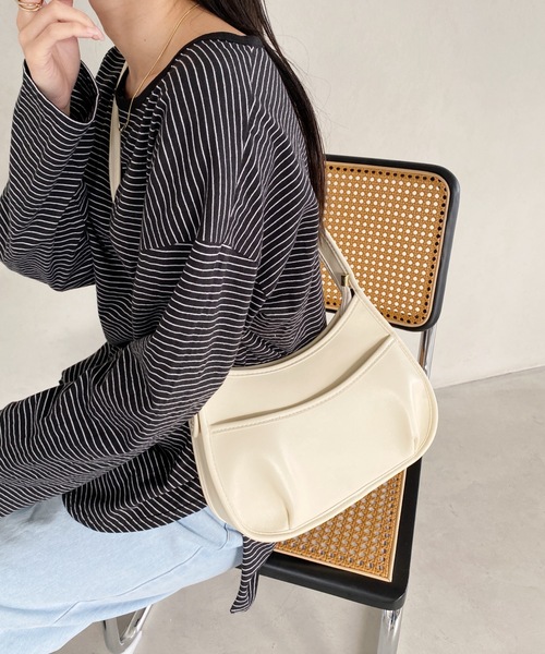 MYMOOD.（マイムード）の「2WAY ワイドベルト ショルダーバッグ（ショルダーバッグ・レディース・アイボリー/ブラウン/ブラック・FREE）」の5枚目の写真