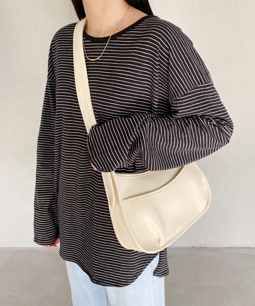 MYMOOD.（マイムード）の「2WAY ワイドベルト ショルダーバッグ（ショルダーバッグ・レディース・アイボリー/ブラウン/ブラック・FREE）」の14枚目の写真