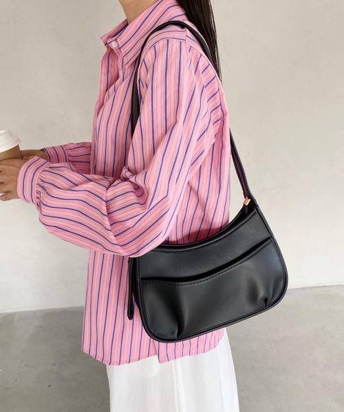 MYMOOD.（マイムード）の「2WAY ワイドベルト ショルダーバッグ（ショルダーバッグ・レディース・アイボリー/ブラウン/ブラック・FREE）」の6枚目の写真