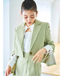 dazzlin | 【WEB限定カラーあり】ショートスリーブジップジャケット(テーラードジャケット)