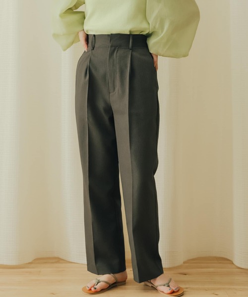 セール】センタープレススラックスパンツ（スラックス）｜SENSE