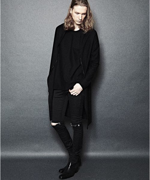 GalaabenD（ガラアーベント）の「スーパーストレッチデニム　スラッシュ（デニムパンツ・メンズ・オフホワイト/ブラック/ブルー・SMALL/MEDIUM/LARGE）」の15枚目の写真