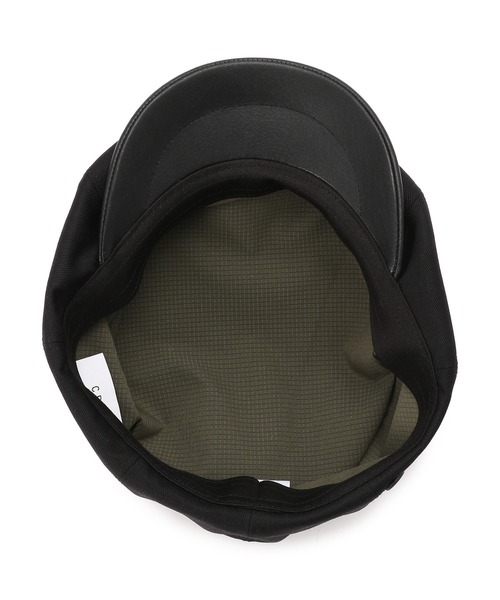 schott（ショット）の「【別注アイテム】CPH/シーピーエイチ/575 LEATHER CASQUETTE/レザー キャスケット（ハンチング/ベレー帽・メンズ・ブラック/チャコール・F）」の12枚目の写真