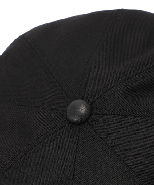 schott（ショット）の「【別注アイテム】CPH/シーピーエイチ/575 LEATHER CASQUETTE/レザー キャスケット（ハンチング/ベレー帽・メンズ・ブラック/チャコール・F）」の11枚目の写真