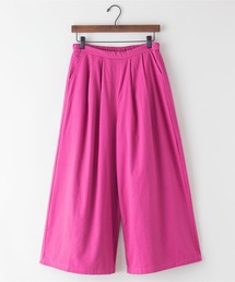 【FORT POINT/フォートポイント】タック入りワイドパンツ フレアシルエット