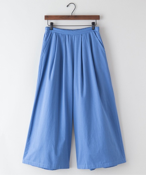 fort point（フォーポイント）の「【FORT POINT/フォートポイント】タック入りワイドパンツ フレアシルエット（その他パンツ・レディース・ブラック/ピンク/ブルー/ライトブラウン・FREE）」の4枚目の写真