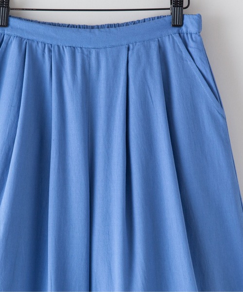 fort point（フォーポイント）の「【FORT POINT/フォートポイント】タック入りワイドパンツ フレアシルエット（その他パンツ・レディース・ブラック/ピンク/ブルー/ライトブラウン・FREE）」の7枚目の写真
