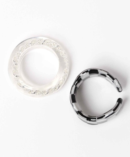 niko and...(ニコアンド)の「ウォッシャブルクリアセットリング(リング・レディース・セージグリーン/ブラック/その他/イエロー/グリーン/ブラウン・0)」の8枚目の写真