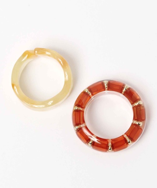 niko and...(ニコアンド)の「ウォッシャブルクリアセットリング(リング・レディース・セージグリーン/ブラック/その他/イエロー/グリーン/ブラウン・0)」の10枚目の写真