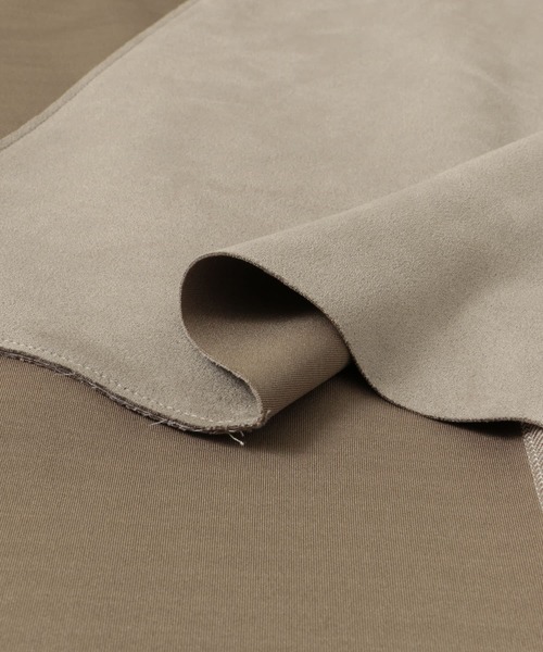 ITEMS URBANRESEARCH（アイテムズ アーバンリサーチ）の「フェイクスエードガウンコート（ノーカラーコート・レディース・アイボリー/モカ/ブラウン・FREE）」の13枚目の写真