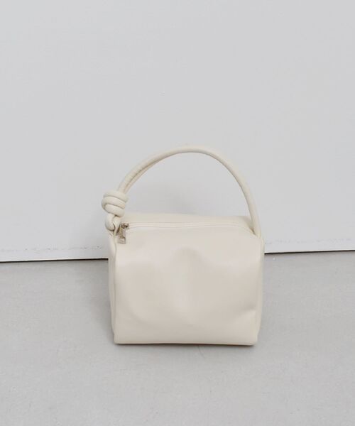 RETRO GIRL（レトロガール）の「スクエアBAG（ハンドバッグ・レディース・ブラック/ナチュラル/ブルー・ONE SIZE）」の7枚目の写真