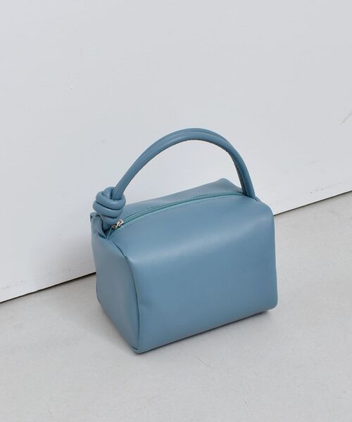 RETRO GIRL（レトロガール）の「スクエアBAG（ハンドバッグ・レディース・ブラック/ナチュラル/ブルー・ONE SIZE）」の13枚目の写真