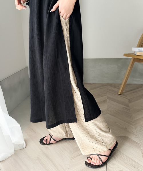 セール】《JaVa ジャバコラボ》大人の抜け感。綿100％楊柳素材のロング