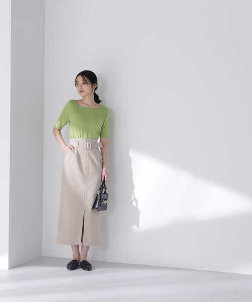 NBBウィークエンド　ベージュ中綿入りスカート　ハイウェスト NBBウィークエンド ベージュ中綿入りスカート ハイウェスト 楽天市場