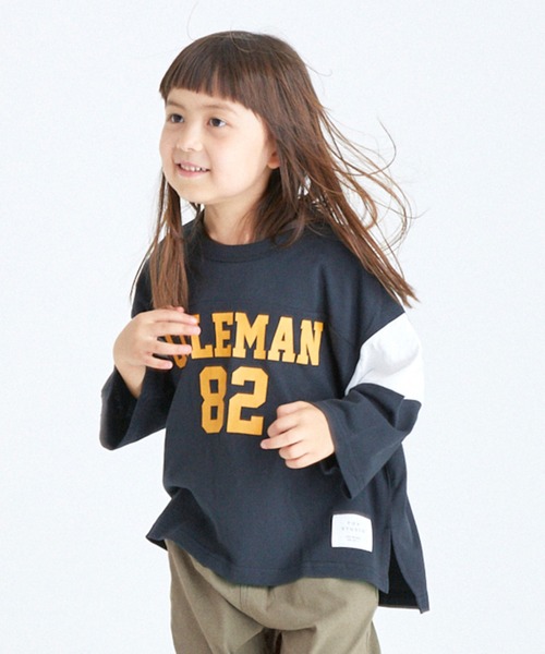 FOV（フォブ）の「フォブ フットボールTシャツ（Tシャツ/カットソー・キッズ・ブラウン/グリーン/ブラック・S/L/XL/M）」の2枚目の写真