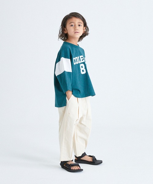 FOV（フォブ）の「フォブ フットボールTシャツ（Tシャツ/カットソー・キッズ・ブラウン/グリーン/ブラック・S/L/XL/M）」の7枚目の写真