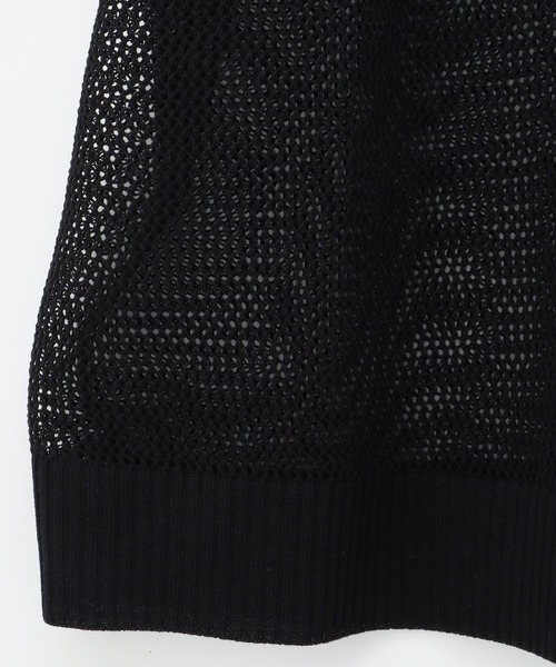 Honeys（ハニーズ）の「メッシュ編ベスト（ベスト・レディース・ベージュ/アイボリー/ターコイズブルー/ライム/ブラック・S/L/LL/M）」の16枚目の写真