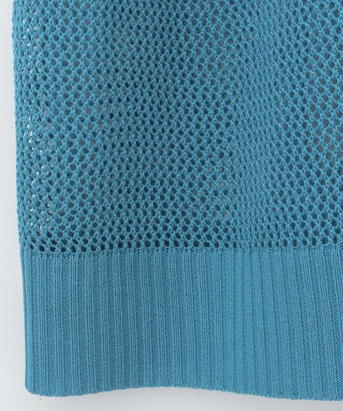 Honeys（ハニーズ）の「メッシュ編ベスト（ベスト・レディース・ベージュ/アイボリー/ターコイズブルー/ライム/ブラック・S/L/LL/M）」の21枚目の写真